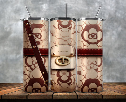 Fashion Tumbler Png, Luxury Skinny Tumbler,Louis Vuitton Tumbler Png, Pattern Logo Fashion Tumbler Png 101