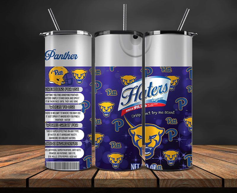Pittsburgh Panthers Haters BeGone Tumbler Wrap, College Haters BeGone Tumbler Png 101