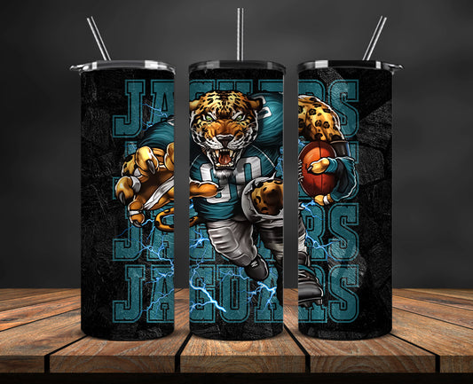 Jacksonville Jaguars Tumbler, Jaguars Logo Tumbler,NFL Season 2023, Design 112