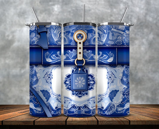 Fashion Tumbler Png, Luxury Skinny Tumbler,Louis Vuitton Tumbler Png, Pattern Logo Fashion Tumbler Png 118