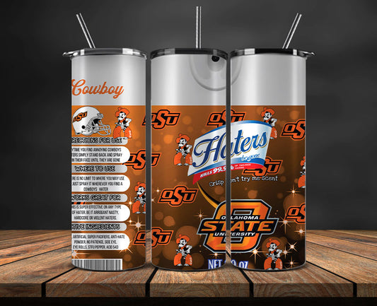 Oklahoma State Cowboy s Haters BeGone Tumbler Wrap, College Haters BeGone Tumbler Png 122