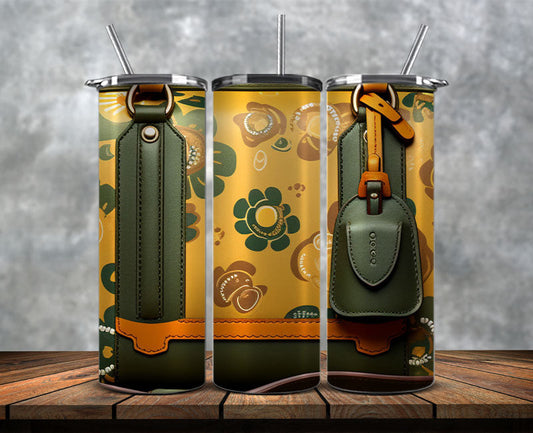 Fashion Tumbler Png, Luxury Skinny Tumbler,Louis Vuitton Tumbler Png, Pattern Logo Fashion Tumbler Png 130