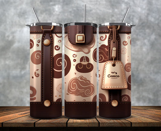 Fashion Tumbler Png, Luxury Skinny Tumbler,Louis Vuitton Tumbler Png, Pattern Logo Fashion Tumbler Png 134