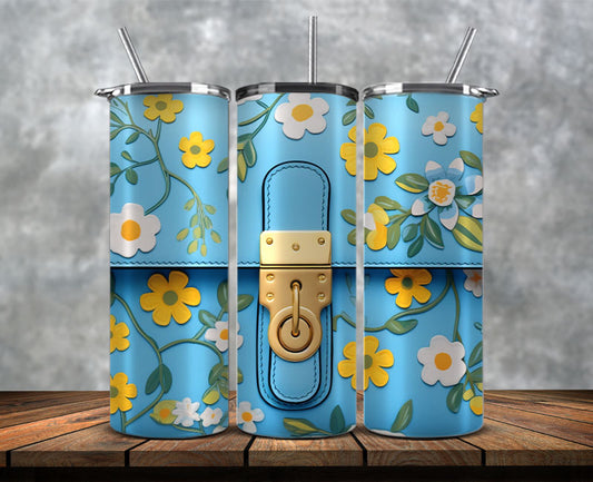 Fashion Tumbler Png, Luxury Skinny Tumbler,Louis Vuitton Tumbler Png, Pattern Logo Fashion Tumbler Png 141