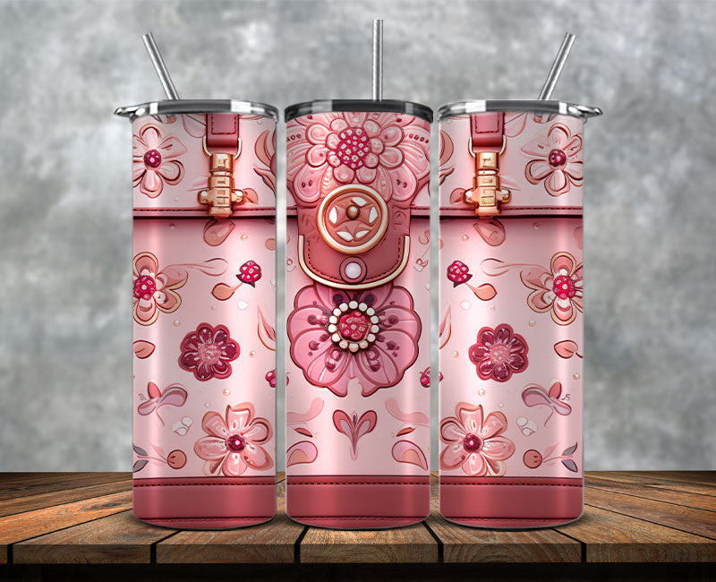 Fashion Tumbler Png, Luxury Skinny Tumbler,Louis Vuitton Tumbler Png, Pattern Logo Fashion Tumbler Png 149