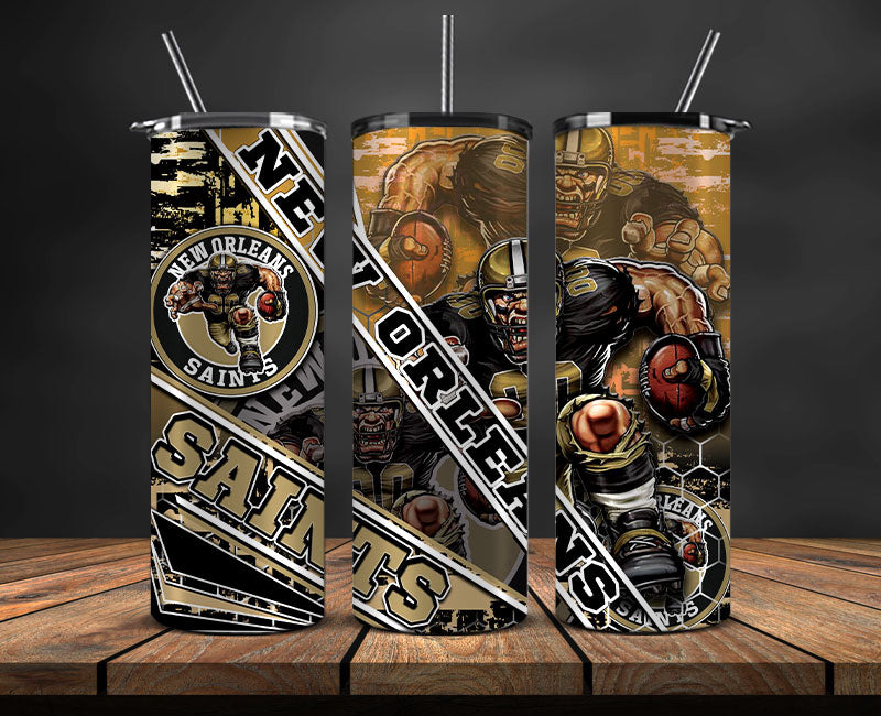 Saints Football Png , Football Tumbler Png , Nfl Tumbler Wrap 14