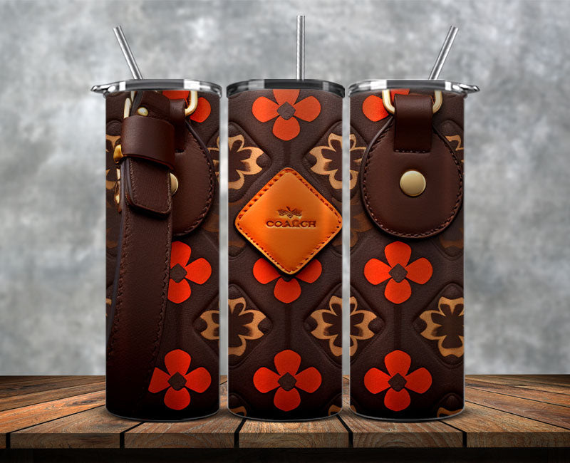 Fashion Tumbler Png, Luxury Skinny Tumbler,Louis Vuitton Tumbler Png, Pattern Logo Fashion Tumbler Png 159