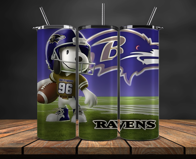 Baltimore Ravens Tumbler Wrap, NFL Trendy Tumbler 15