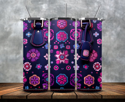 Fashion Tumbler Png, Luxury Skinny Tumbler,Louis Vuitton Tumbler Png, Pattern Logo Fashion Tumbler Png 161