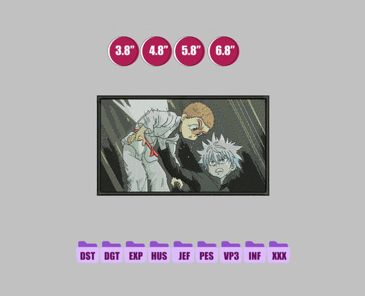Killua Anime Embroidery Design, Digital Anime Embroidery File 197