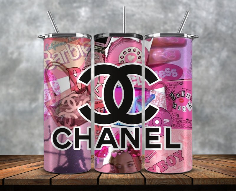Chanel Tumbler Wrap, Chanel Logo, Fashion Patterns, Logo Fashion Tumbler, Logo LV 3d Inflatable 102