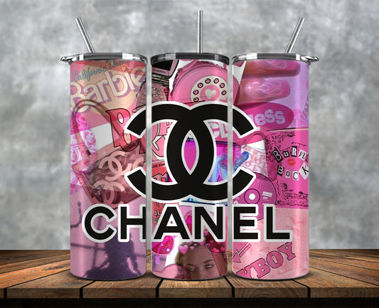 Chanel Tumbler Wrap, Chanel Logo, Fashion Patterns, Logo Fashion Tumbler, Logo LV 3d Inflatable 102