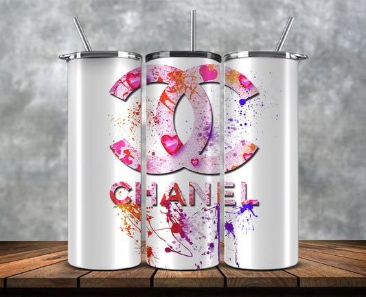 Chanel Tumbler Wrap, Chanel Logo, Fashion Patterns, Logo Fashion Tumbler, Logo LV 3d Inflatable 85