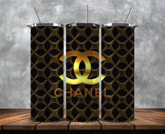 Chanel Tumbler Wrap, Chanel Logo, Fashion Patterns, Logo Fashion Tumbler, Logo LV 3d Inflatable 95