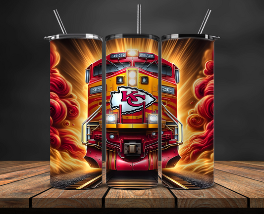 Kansas City Chiefs Tumbler Wrap, NFL Trendy Tumbler 23