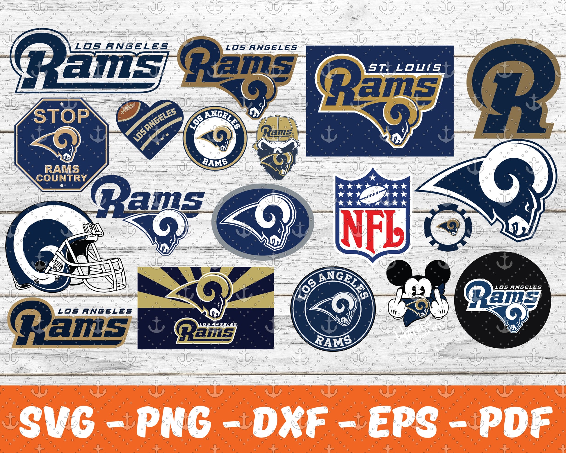 Los Angeles Rams Svg , Sport Svg , Bundle N C C A Svg 24 – Bundlepng