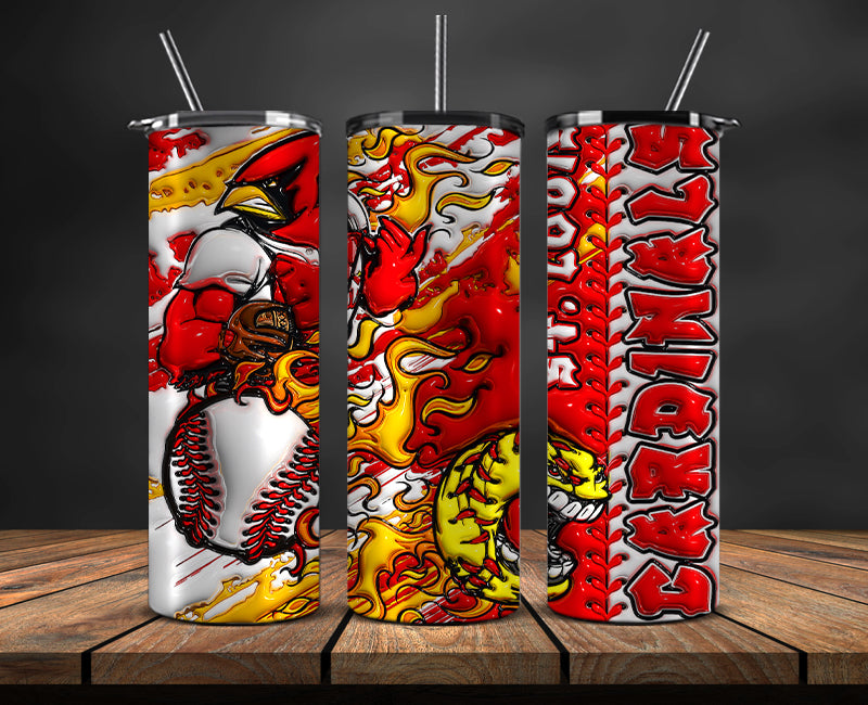 St. Louis Cardinals Tumbler Wrap, Mlb Tumbler  Mlb Logo Tumbler Png 31