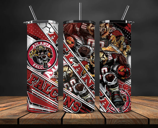 Falcons Football Png, Football Tumbler Png ,Nfl Tumbler Wrap 03