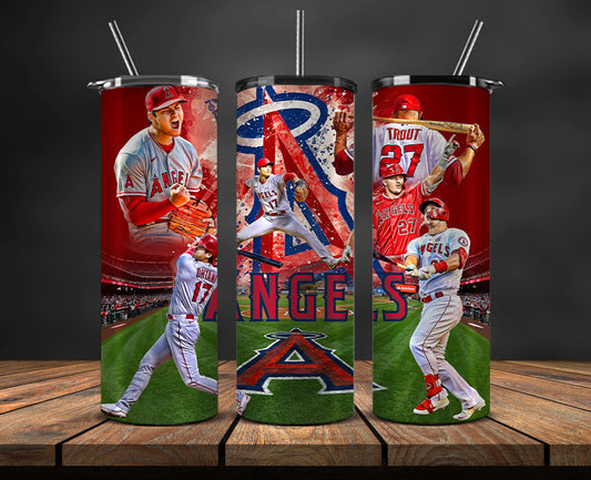 Los Angeles Angels Tumbler Wrap, Mlb Tumbler  Mlb Logo Tumbler Png 63