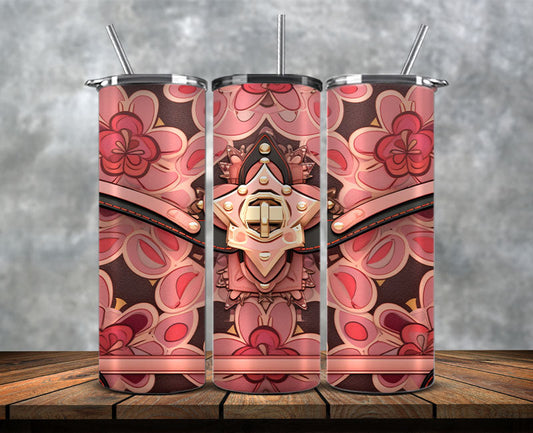 Fashion Tumbler Png, Luxury Skinny Tumbler,Louis Vuitton Tumbler Png, Pattern Logo Fashion Tumbler Png 64