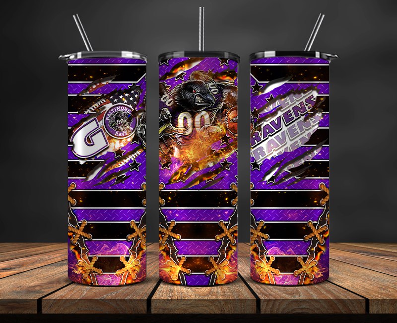 Baltimore Ravens Tumbler, Ravens Logo, NFL, NFL Teams, NFL Logo, NFL Football Png 66