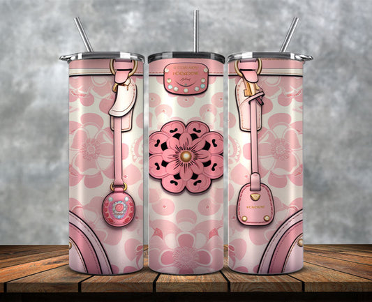 Fashion Tumbler Png, Luxury Skinny Tumbler,Louis Vuitton Tumbler Png, Pattern Logo Fashion Tumbler Png 68