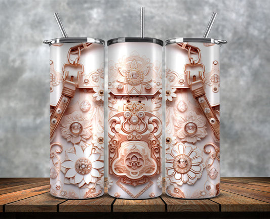 Fashion Tumbler Png, Luxury Skinny Tumbler,Louis Vuitton Tumbler Png, Pattern Logo Fashion Tumbler Png 78