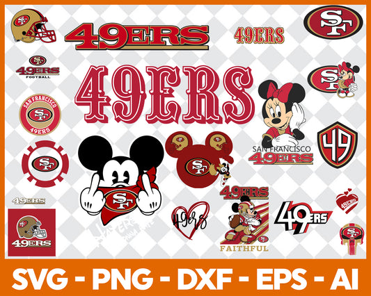 San Francisco 49ers Svg ,Football Team Svg 92