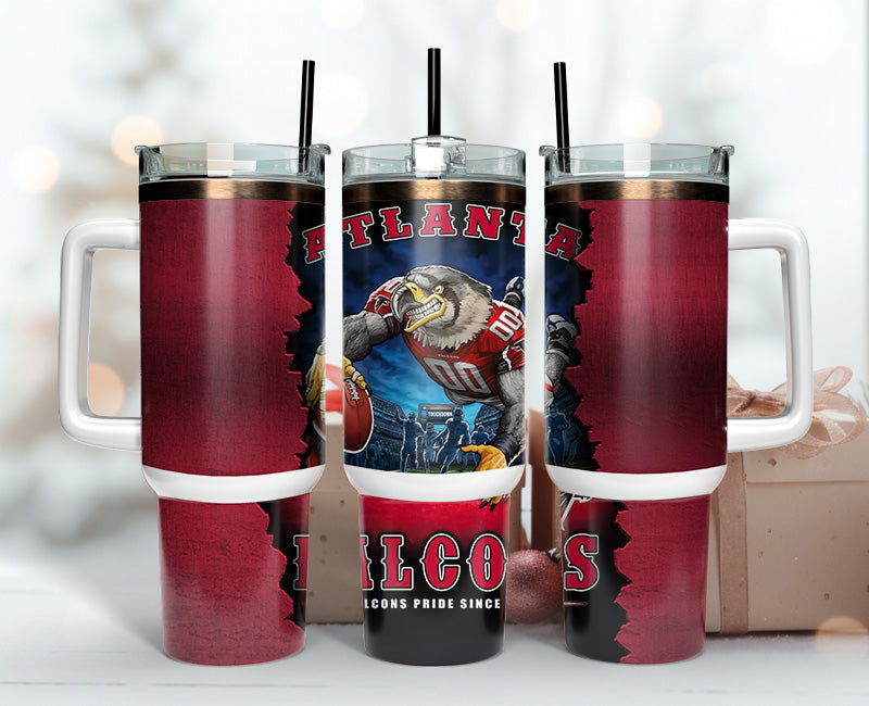 Atlanta Falcons Tumbler 40oz Png, 40oz Tumler Png 99