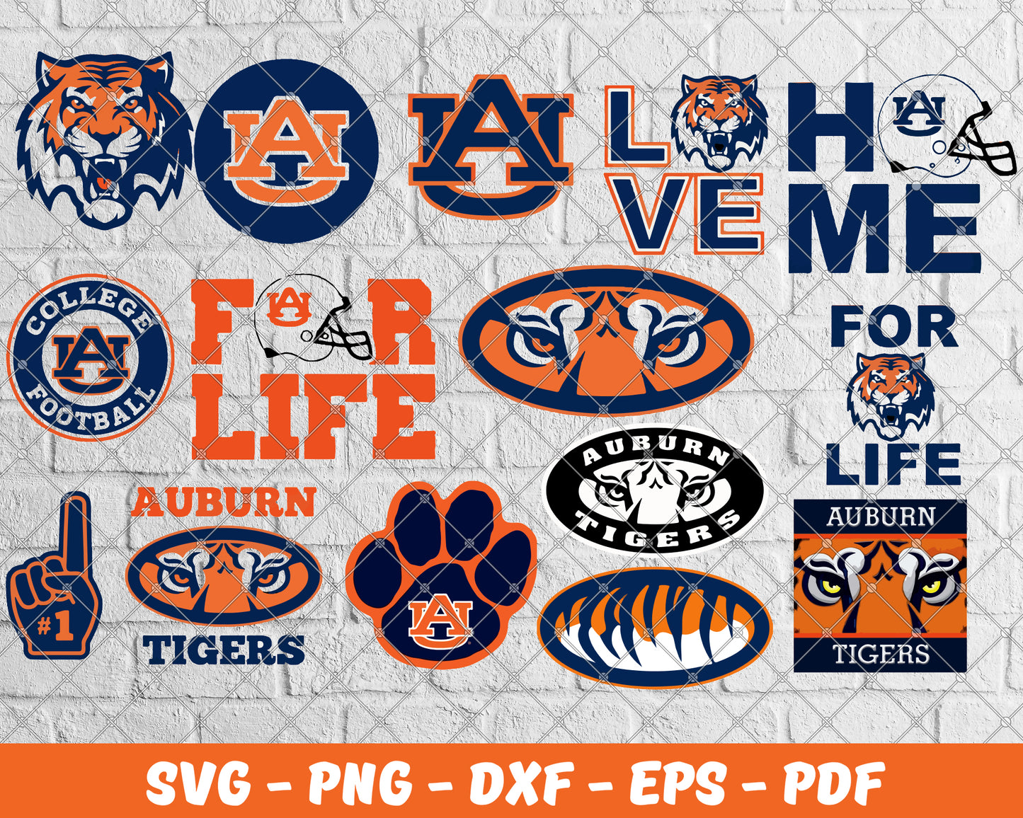 Auburn Tigers Bundle Svg, Football Svg ,Sport Svg, Sport Bundle Svg 09