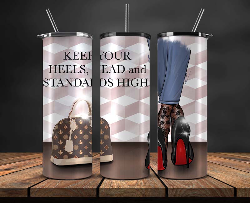 Brand Logo Tumbler Wrap , Fashion Logo Tumbler Wrap, Skinny Tumbler 20oz, Brand Tumbler Wrap 100