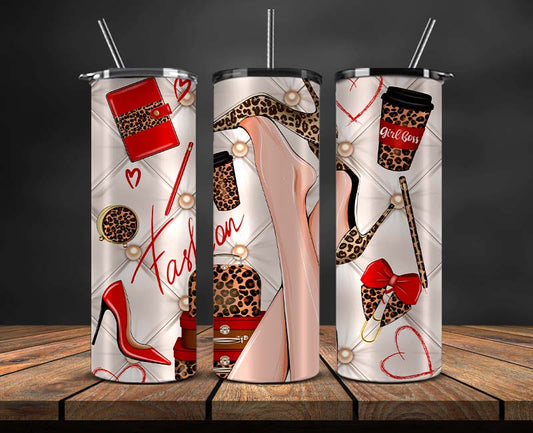 Brand Logo Tumbler Wrap , Fashion Logo Tumbler Wrap, Skinny Tumbler 20oz, Brand Tumbler Wrap 102