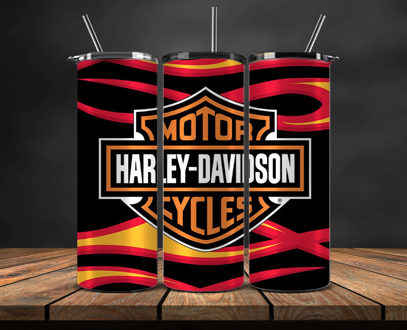 Harley Skinny Tumbler Png, Motor Harley Digital Tumbler Wrap, Moto Tumbler Wrap Design 103