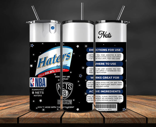 Brooklyn Nets Tumbler Wrap, NBA Tumbler Png , NBA DS-107