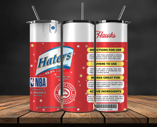 Atlanta Hawks Tumbler Wrap, NBA Tumbler Png , NBA DS-108