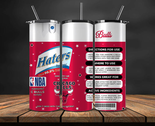 Chicago Bulls Tumbler Wrap, NBA Tumbler Png , NBA DS-110
