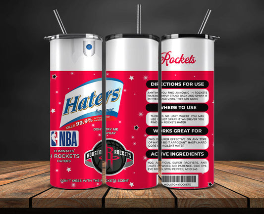 Houston Rockets Tumbler Wrap, NBA Tumbler Png , NBA DS-120