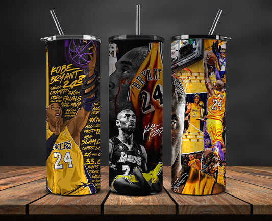 Basketball Legends Tumbler 20 oz Skinny, NBA Tumbler Png , NBA DS-13