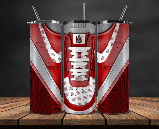 AAMU Sneaker Tumbler Wrap , College Sneaker Tumbler Wrap 142