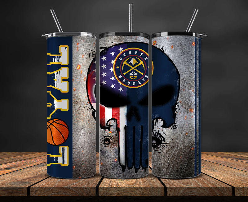 Denver Nuggets Tumbler Wrap  Basketball Design,NBA Teams,NBA Sports,Nba Tumbler Wrap,NBA DS-143