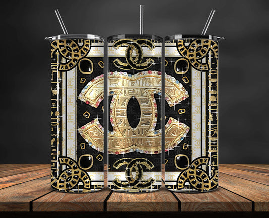Chanel  Tumbler Wrap, Chanel Tumbler Png, Chanel Logo, Luxury Tumbler Wraps, Logo Fashion  Design 149