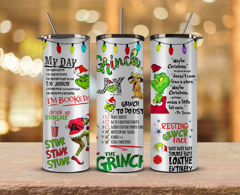 Christmas Tumbler Wraps, Christmas Tumbler Design 14