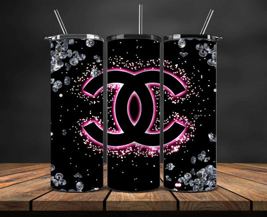 Chanel  Tumbler Wrap, Chanel Tumbler Png, Chanel Logo, Luxury Tumbler Wraps, Logo Fashion  Design 151