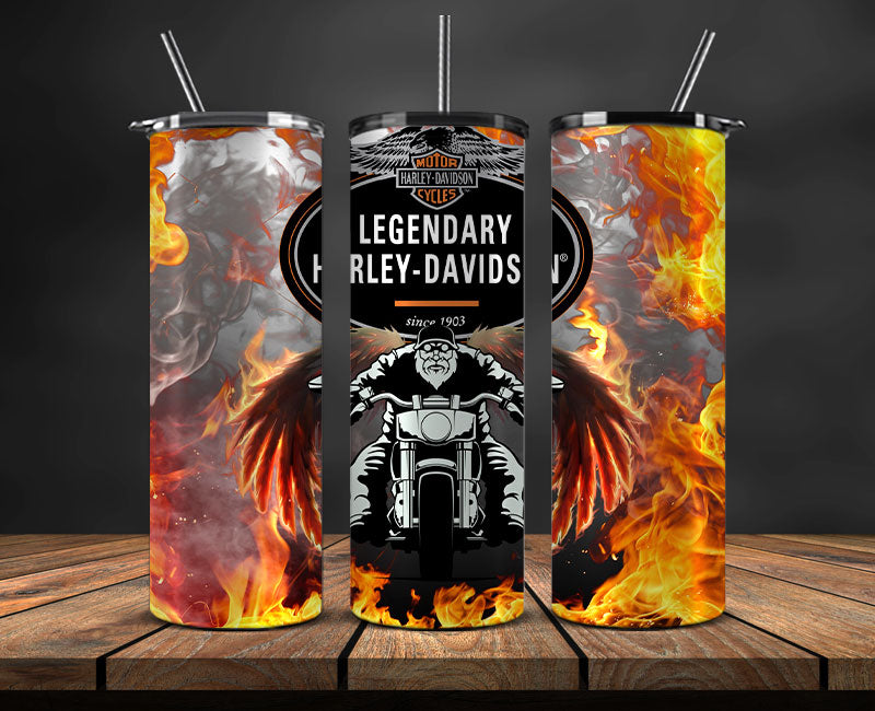 Harley Skinny Tumbler Png, Motor Harley Digital Tumbler Wrap, Moto Tumbler Wrap 15