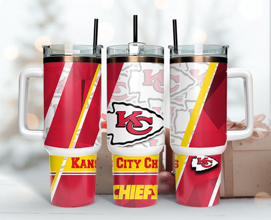 Kansas City Chiefs 40oz Tumbler,NFL Tumbler Wrap , 40oz Tumbler Sublimation Png , 40oz Tumbler Wrap 81