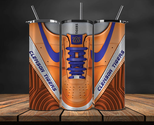 Clemson Tigers Sneaker Tumbler Wrap , College Sneaker Tumbler Wrap 16