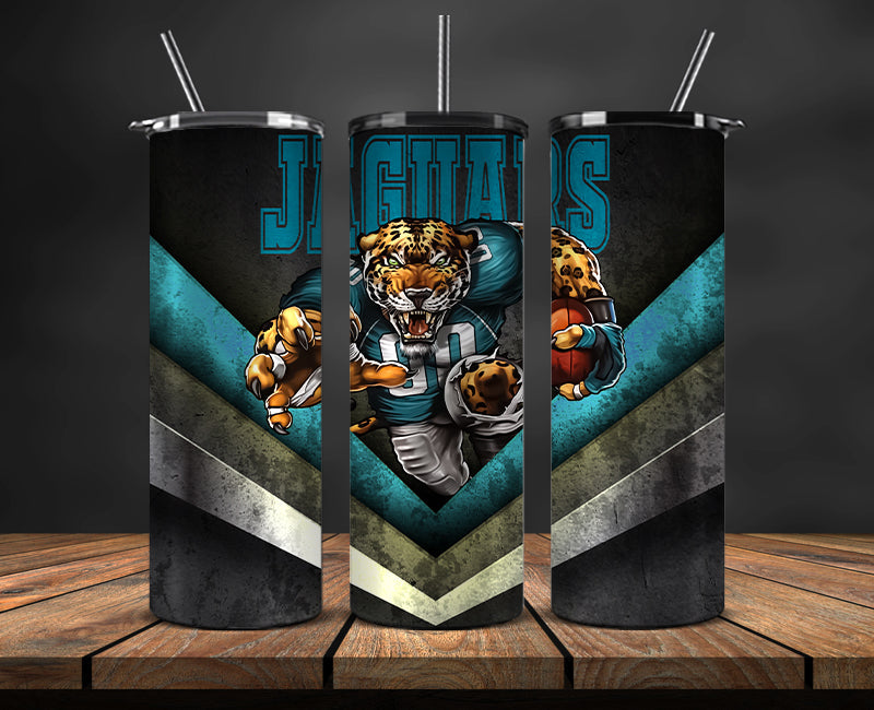 Jacksonville Jaguars Tumbler, Jaguars Logo Tumbler ,NFL Season 2023, Design 17