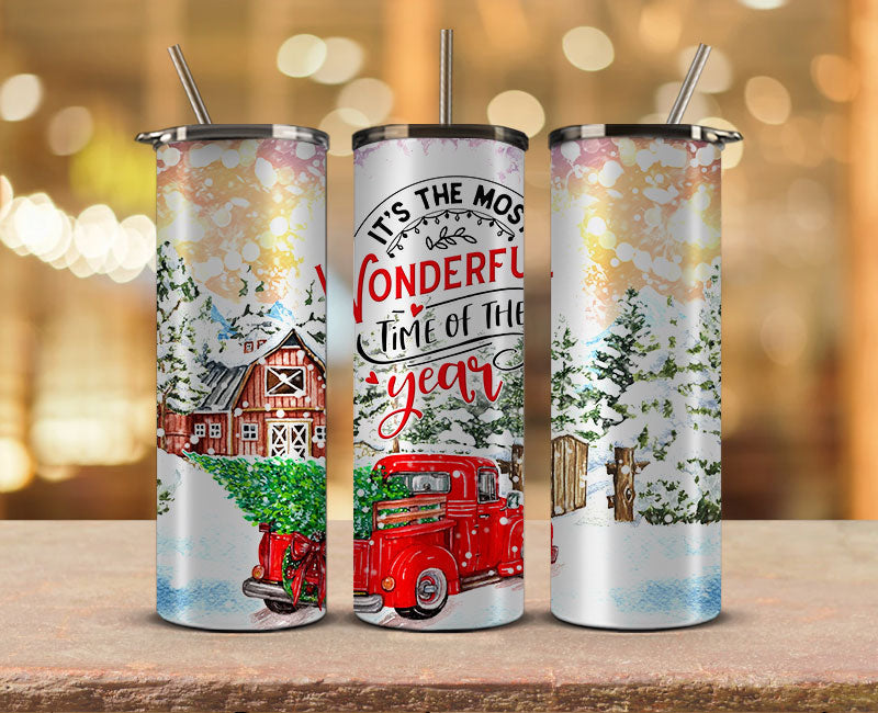 Christmas Tumbler Wraps, Christmas Tumbler Design 19