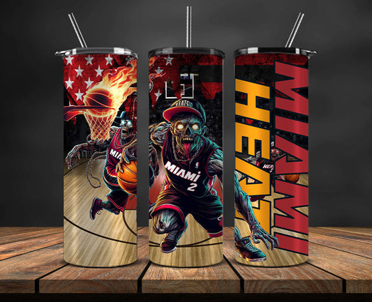 Miami Tumbler Wrap, NBA Tumbler Png , NBA DS-21