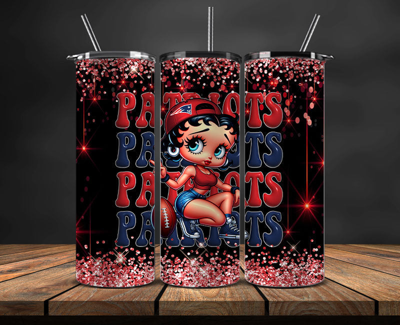 New England Patriots Tumbler Wraps, NFL Tumbler Wrap By AI, AI Tumbler Wrap 22